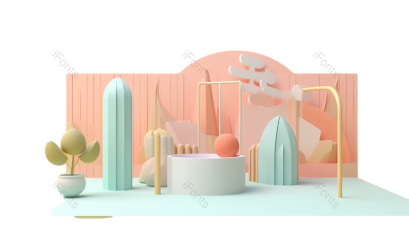 商品图片,卡通元素,插画PNG,抽象免抠素材